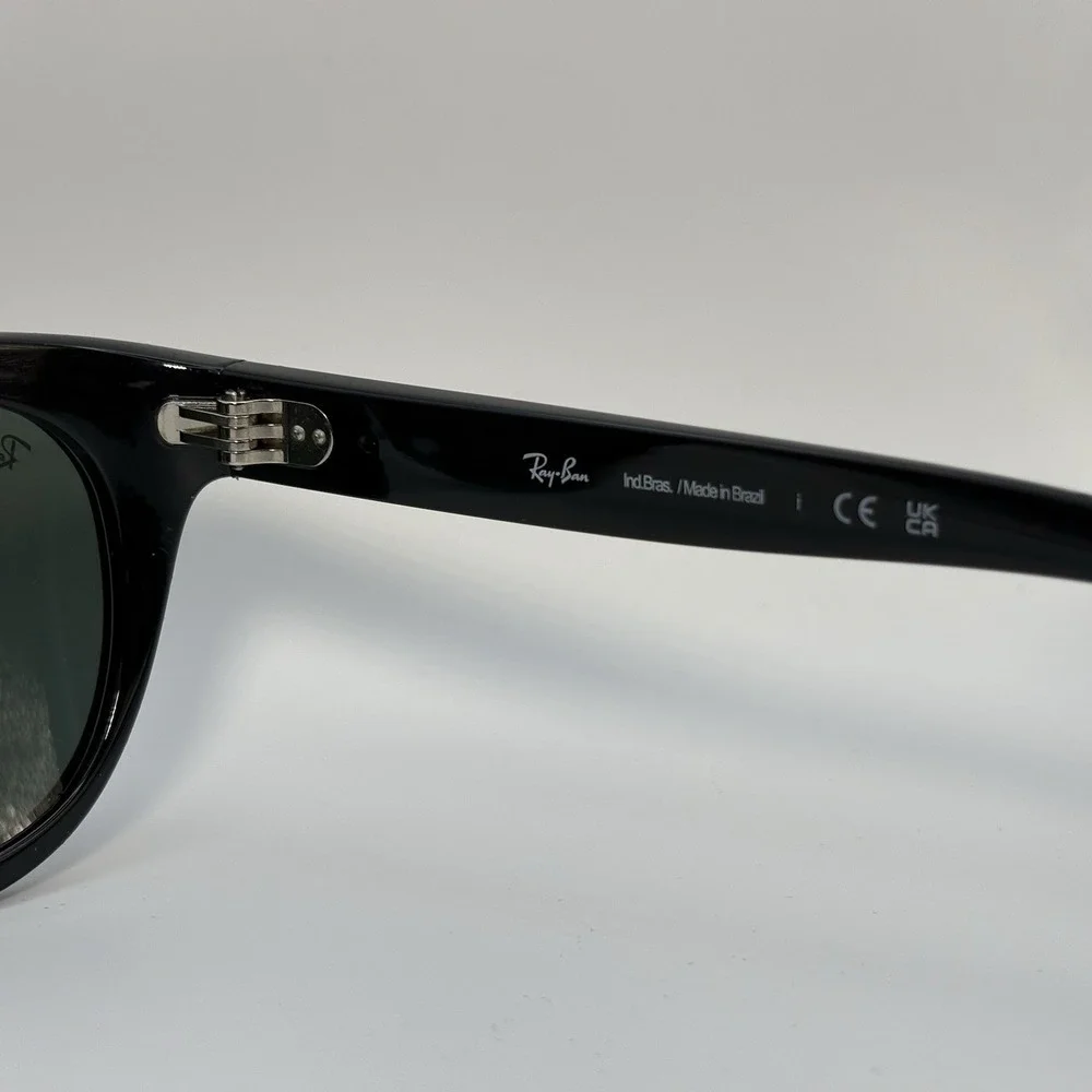Ray Ban Highstreet RB4216 56mm Sunglasses Authentic Unisex Black Green